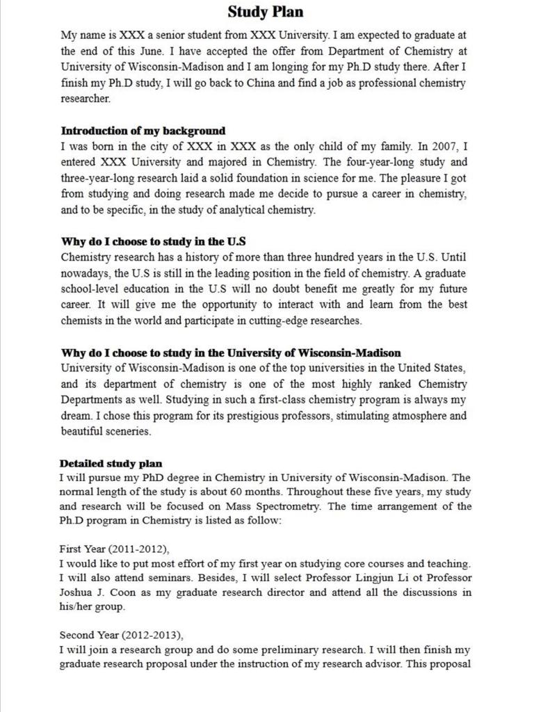 China Scholarships 2025 2026 How To Write A Study Plan